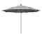 California Umbrella 11' Black Aluminum Market Patio Umbrella, Sunbrella Granite 194061333204 - alternate 1